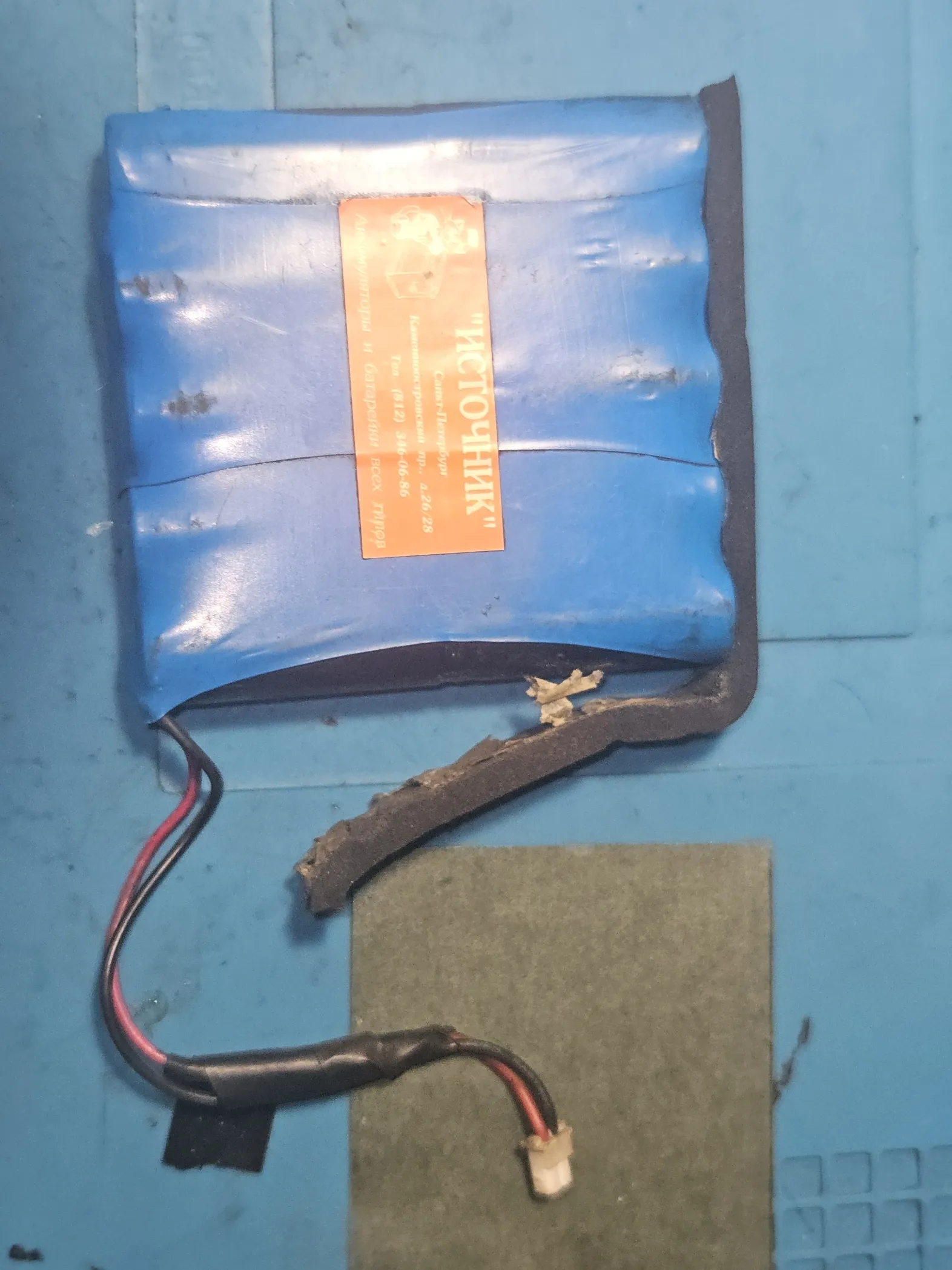 Перевод аккумуляторов стенда сход-развала с Ni-MH на Li-ion (3S 12.6V)